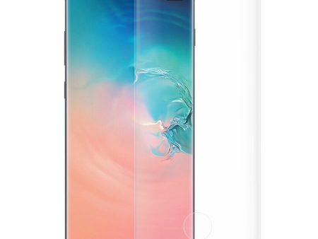 Samsung Galaxy S10+ (Plus) Hærdet Glas - Skærmbeskyttelse - Full Fit - Gennemsigtig Supply