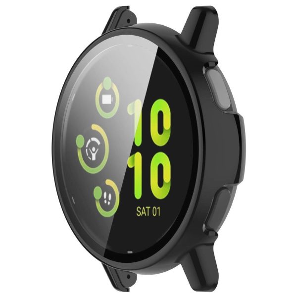 Garmin Vivoactive 5 Plastik Cover m. Indbygget Skærmbeskytter - Sort Online Hot Sale