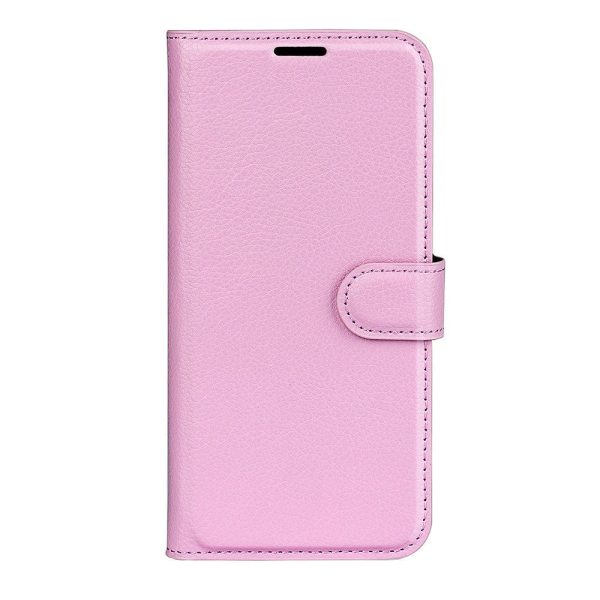 Xiaomi 13T   13T Pro Litchi Læder Cover m. Pung - Lyserød For Sale