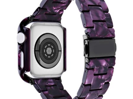 Apple Watch 9 8 7 (45mm) Harpiks Rem & Cover - Lilla Online Hot Sale