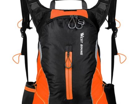 West Biking Sport Rygsæk (16L) - Sort   Orange For Discount