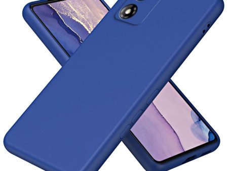 Motorola Moto E13 Liquid Silikone Cover - Blå on Sale