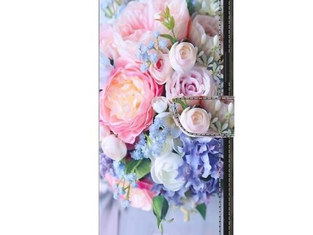 Xiaomi 13T   13T Pro Læder Cover m. Pung & Print - Blomsterbuket Online Sale