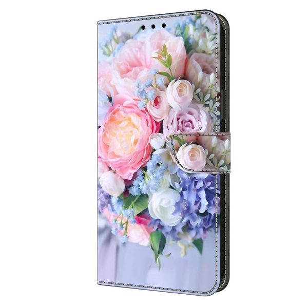 Xiaomi 13T   13T Pro Læder Cover m. Pung & Print - Blomsterbuket Online Sale