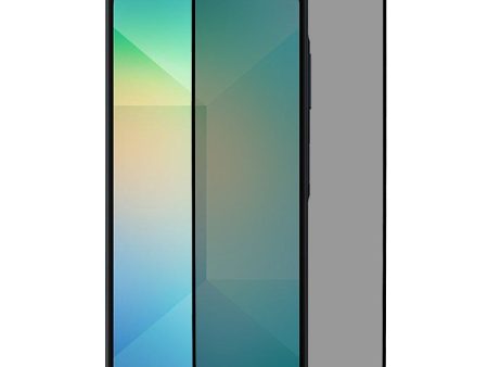 Samsung Galaxy A06 Hærdet Glas Skærmbeskyttelse m. Privacy - Full Fit - Sort Kant For Cheap