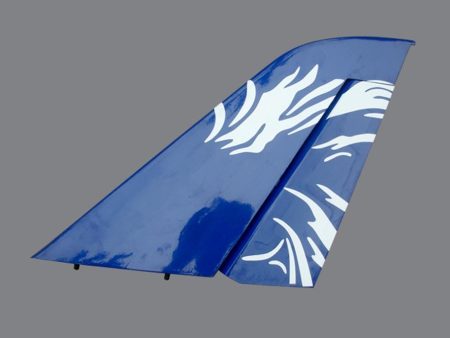 Black Horse 90mm EDF L-39 Albatros - Blue - Vertical Stabilizer Discount