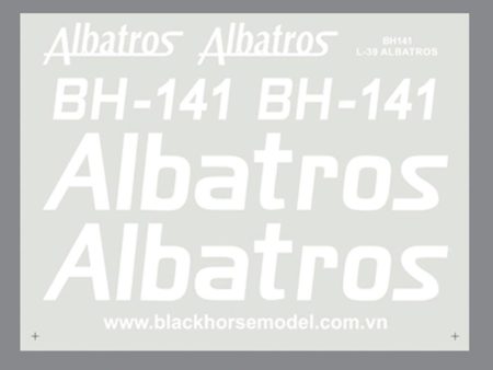 Black Horse 90mm EDF L-39 Albatros - Blue - Decal Set Online Sale