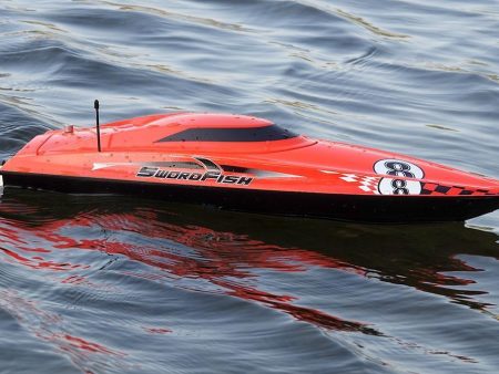 Bancroft Swordfish Deep V Red 675mm (26.5 ) Racing Boat - RTR on Sale