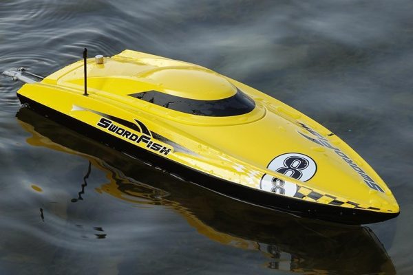 Bancroft Swordfish Deep V Yellow 675mm (26.5 ) Racing Boat - RTR For Discount