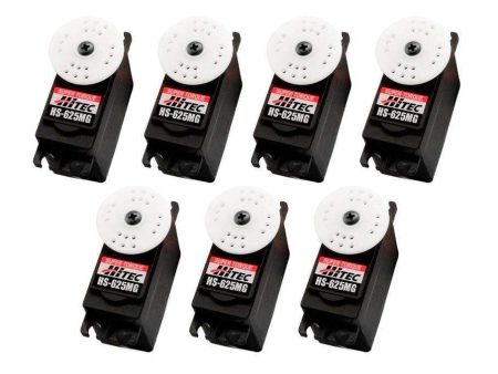 Hitec HS-645MG Ultra Torque Ball Bearing Metal Gear Servo Airplane Multi-Pack (7 Servos) Cheap