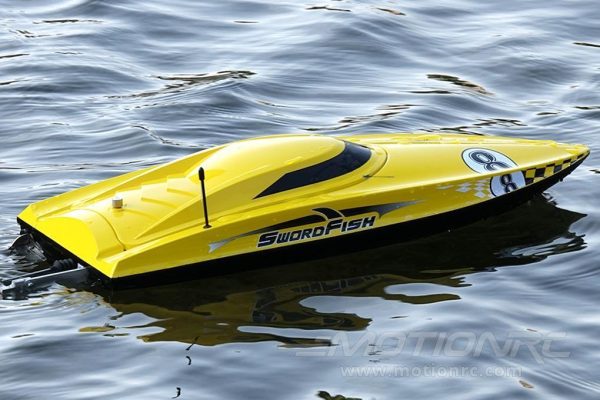 Bancroft Swordfish Deep V Yellow 675mm (26.5 ) Racing Boat - RTR For Discount