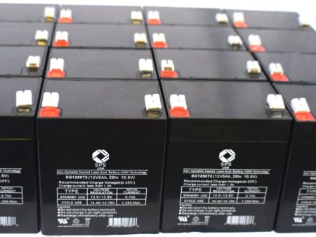 12V 5Ah batteries T2 - 16 pack Fashion