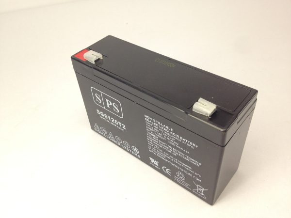 6V 12Ah rechargeable Lead acid battery with T2 terminals 168 pack Supply