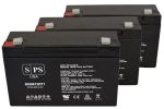 Dual-Lite 12-546 6V 12Ah Battery - 3 pack Cheap