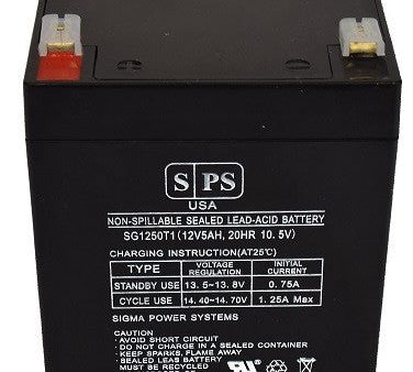 12V 5Ah rechargeable SLA battery with T1 terminals Cheap