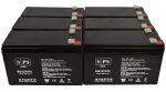 Parasystems Minuteman MCP 2000RM E UPS Battery Set 12V 7Ah For Discount