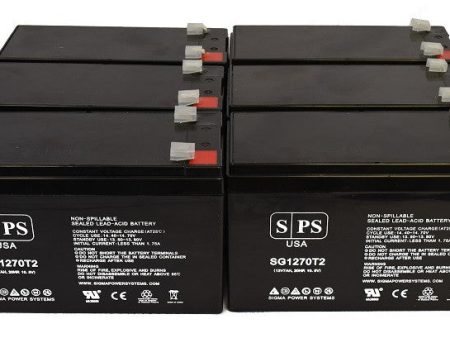 Parasystems Minuteman MCP 2000RM E UPS Battery Set 12V 7Ah For Discount