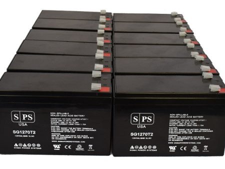 Falcon Systems SG Series Plus Tower Extended Battery Bank SGB2S7-2K3 1 Mini Tower UPS Battery Set 12V 7Ah For Sale