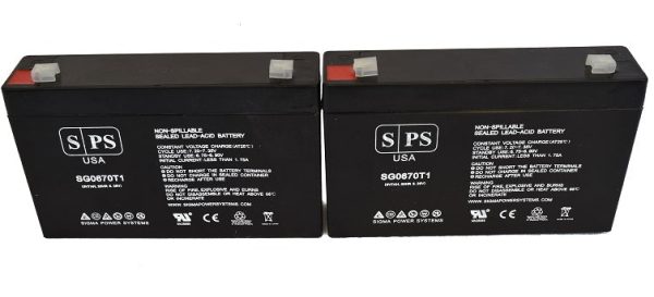 6V 7Ah rechargeable Lead acid battery with T1 teriminals Online now