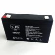 6V 7Ah rechargeable Lead acid battery T1 terminals - 12 Pack Hot on Sale