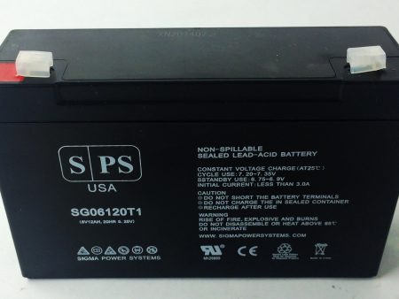 6V 12Ah battery with T1 terminals on Sale