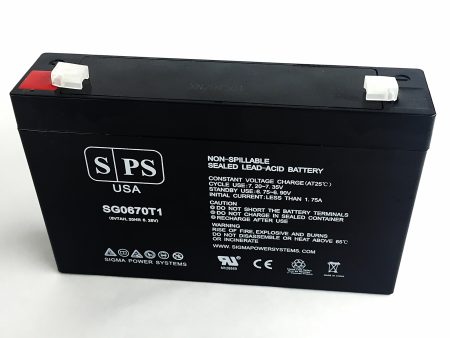 6V 7Ah rechargeable Lead acid battery with T1 teriminals Online now