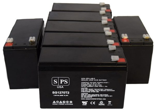 Parasystems Minuteman  1000 UPS Battery Set 12V 7Ah For Sale