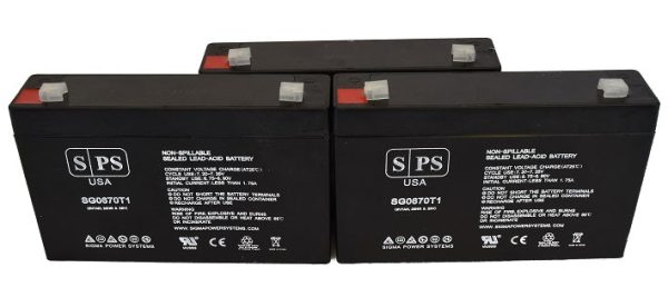 6V 7Ah rechargeable Lead acid battery with T1 teriminals Online now